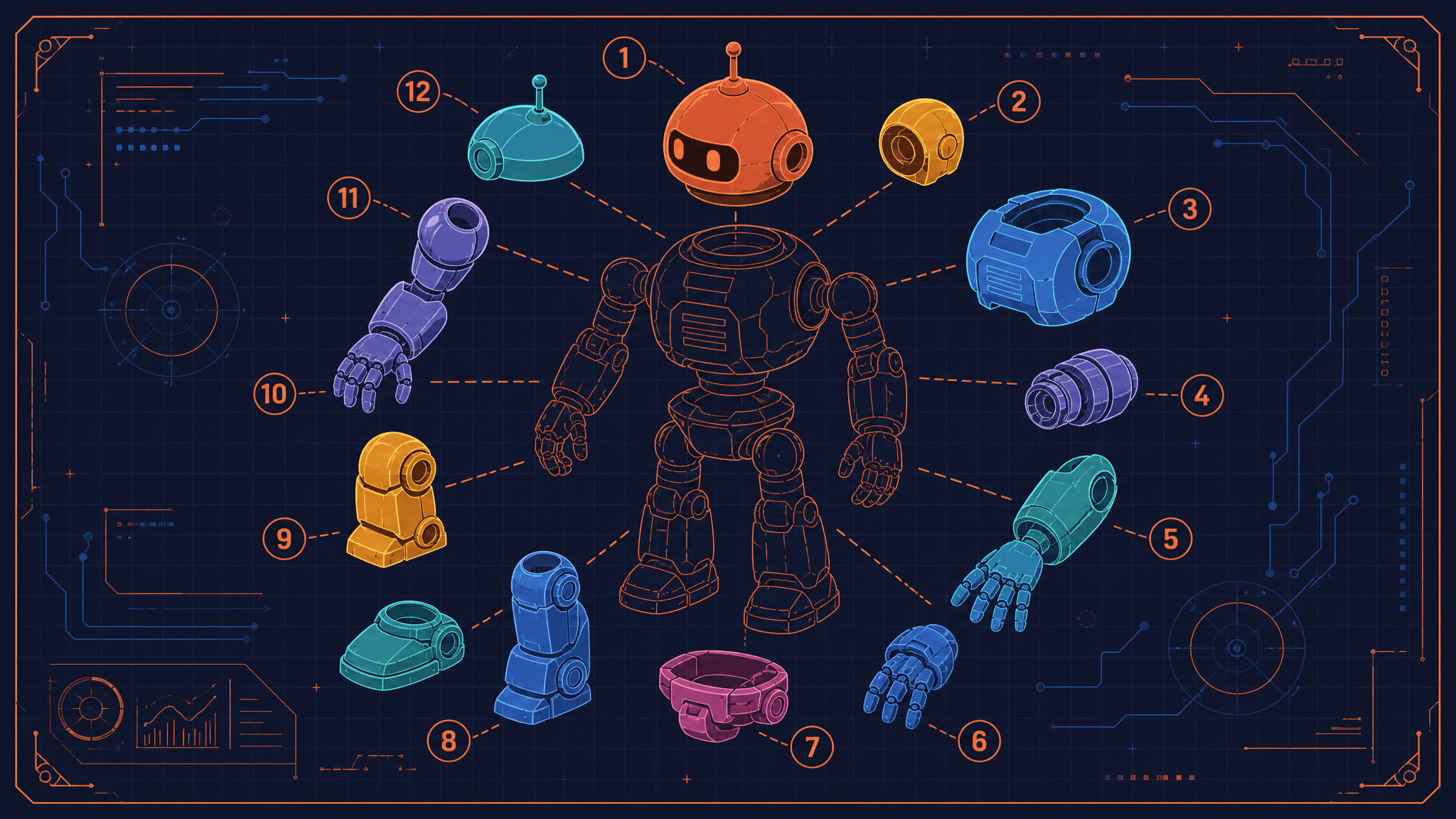 Les 12 briques d'un agent IA - anatomie sans bullshit